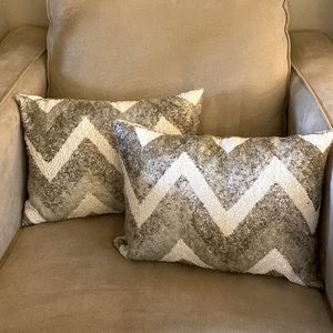 Pier 1 Beaded Accent Pillows